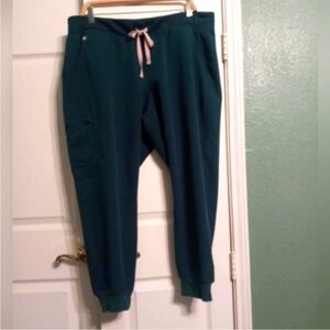 Figs Caribbean Blue Petite Jogger Scrub Pants